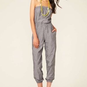 American Apparel Chambray Jumpsuit Size Small